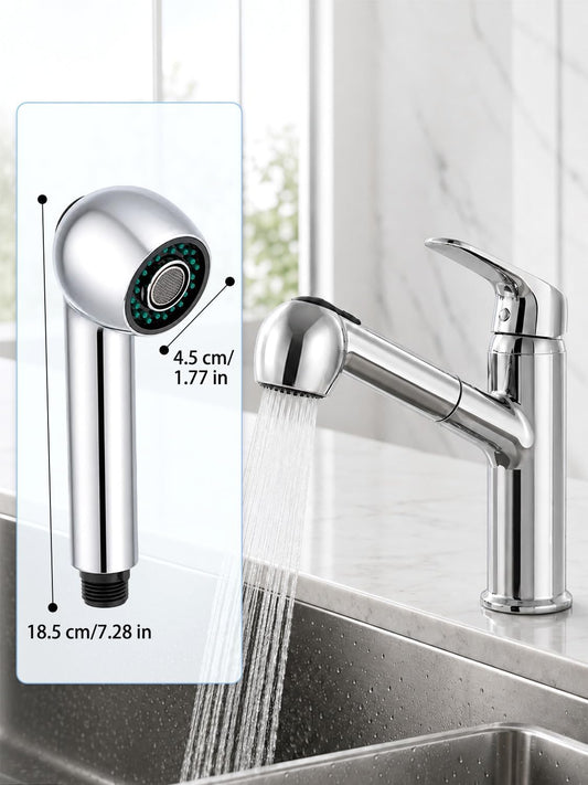 Pull Out Sink Sprayer Head Replacement, Kitchen Faucet Nozzle G1/2