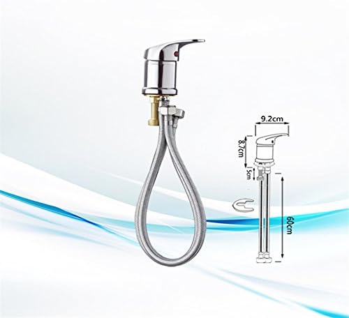 Salon Shampoo Bed Bowl Sink Basin Faucet or Backwash Unit,Shampoo Bowl Faucet with Hose and Shower Spray Head Wash Hair Sprayer,Chrome