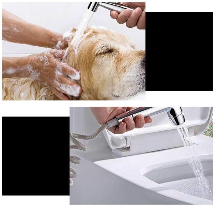 Toilet Bidet Sprayer Head Replacement G1/2 Threaded Bidet Spray Heads for Handheld Toilet Bidet Sprayer Jet Spray Cloth Diaper Sprayer Bathroom Personal Hygiene Pet Bathing Floor Cleaning