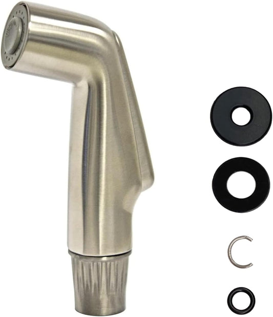 Kitchen Sink Side Spray Head, Sink Sprayer Attachment, Pull Out Spray Head, Faucet Sprayer Replacement, Brushed Nickel