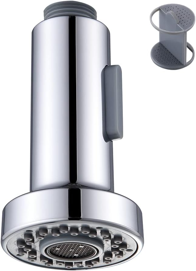 Angle Simple Faucet Head Replacement, Kitchen Sink Sprayer, Chrome