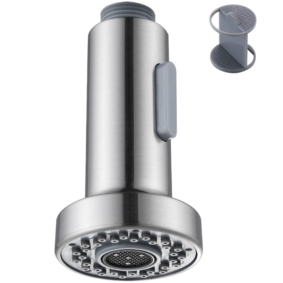 Angle Simple Faucet Head Replacement, Kitchen Sink Sprayer, Chrome