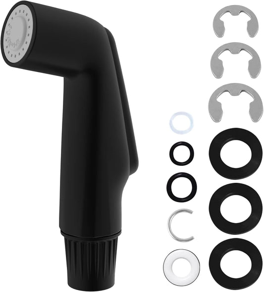 Universal Kitchen Sink Side Sprayer Head Replacement, Matteblack
