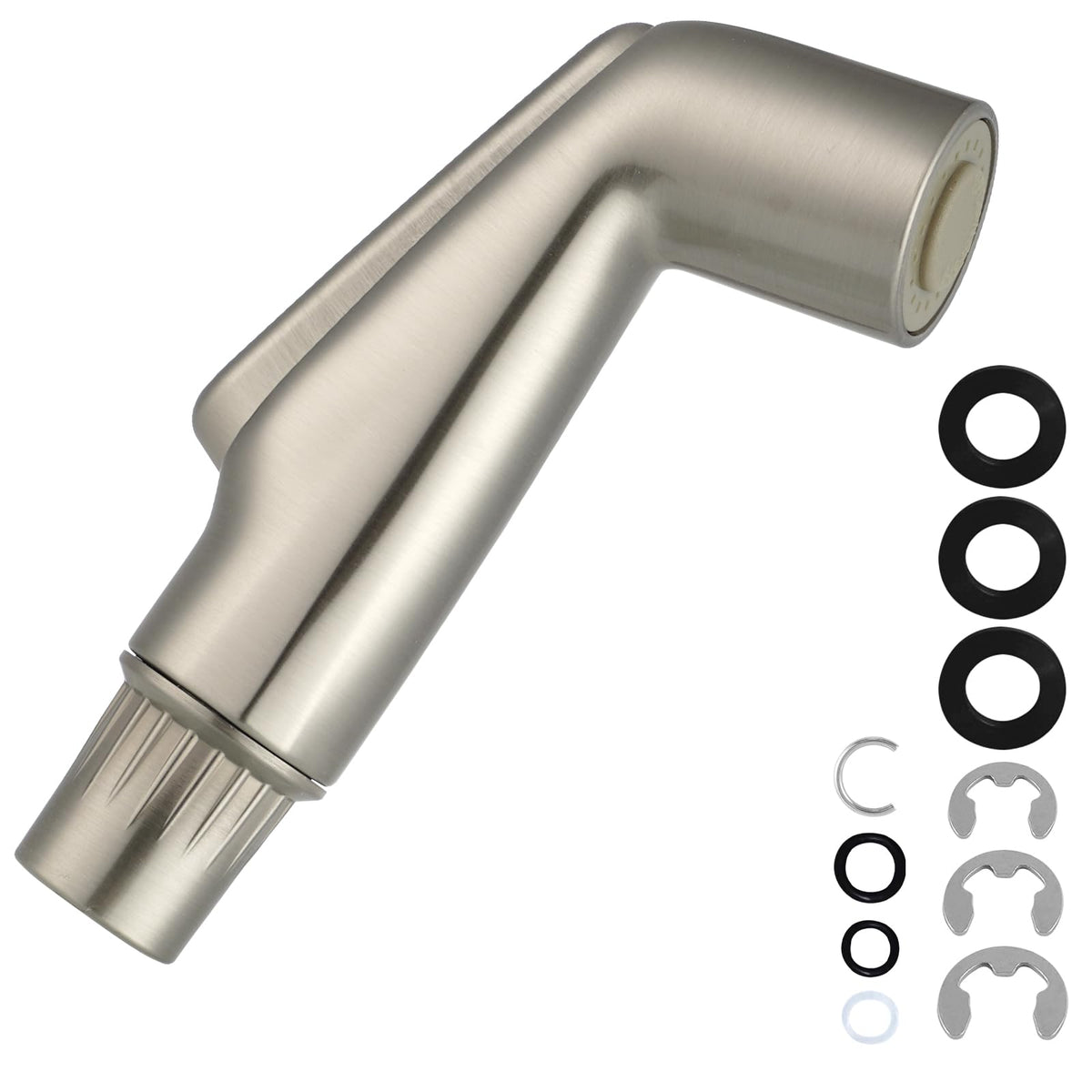 Hygie Rinse Universal Fit Kitchen Sink Spray Attachment, Silver Chrome