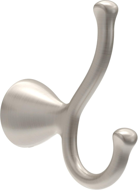 Delta ARV35-DN Arvo Double Towel Hook Bath Hardware Accessory in Brushed Nickel