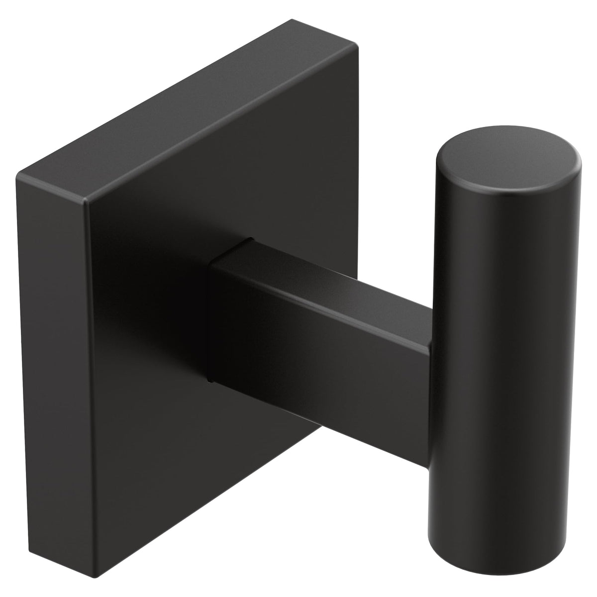 Moen Triva Matte Black Single Towel or Robe Hook, BP1803BL