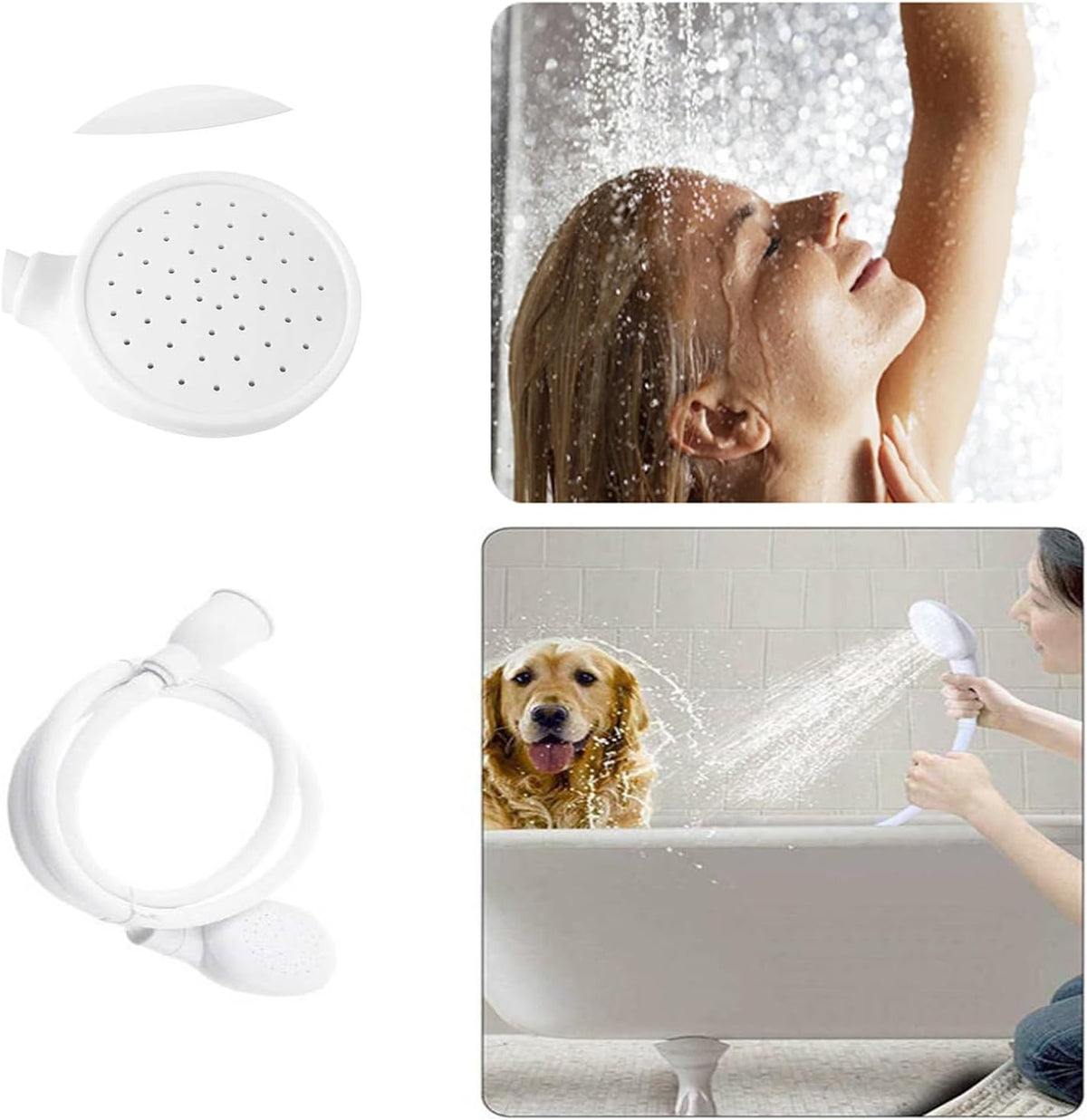 Sink Spray Rubber Hose, Sink Hose Attachment for Faucet Portable Sink Hose Faucet Sprayer, Shampoo Sprayer Hose for Dog, Pets, Bathing Baby, Washing Hair, Rinsing Vegetables (For sink)