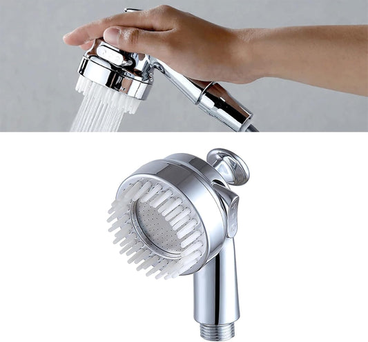 Sink Faucet Sprayer Attachment,Salon Shampoo Bowl Spray Head Side Control Button Pedicure Chair Sprayer Shower Head Adjustable Handheld Shower Head Salon & Spa Chairs Sprayer Head with Meridian brush