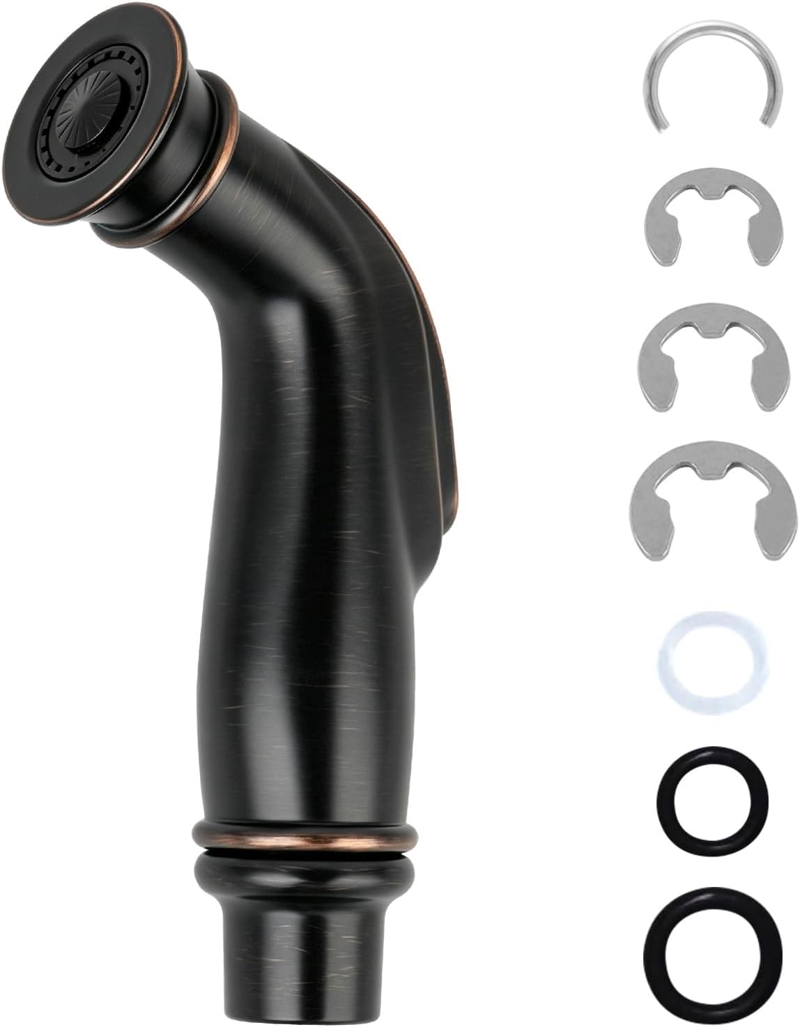 Universal Kitchen Sink Side Sprayer Head Replacement, Oil-Rubbed Bronze
