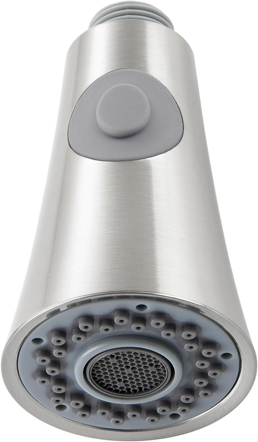 Angle Simple Kitchen Faucet Head, Sink Sprayer Replacement, Brushed Nickel