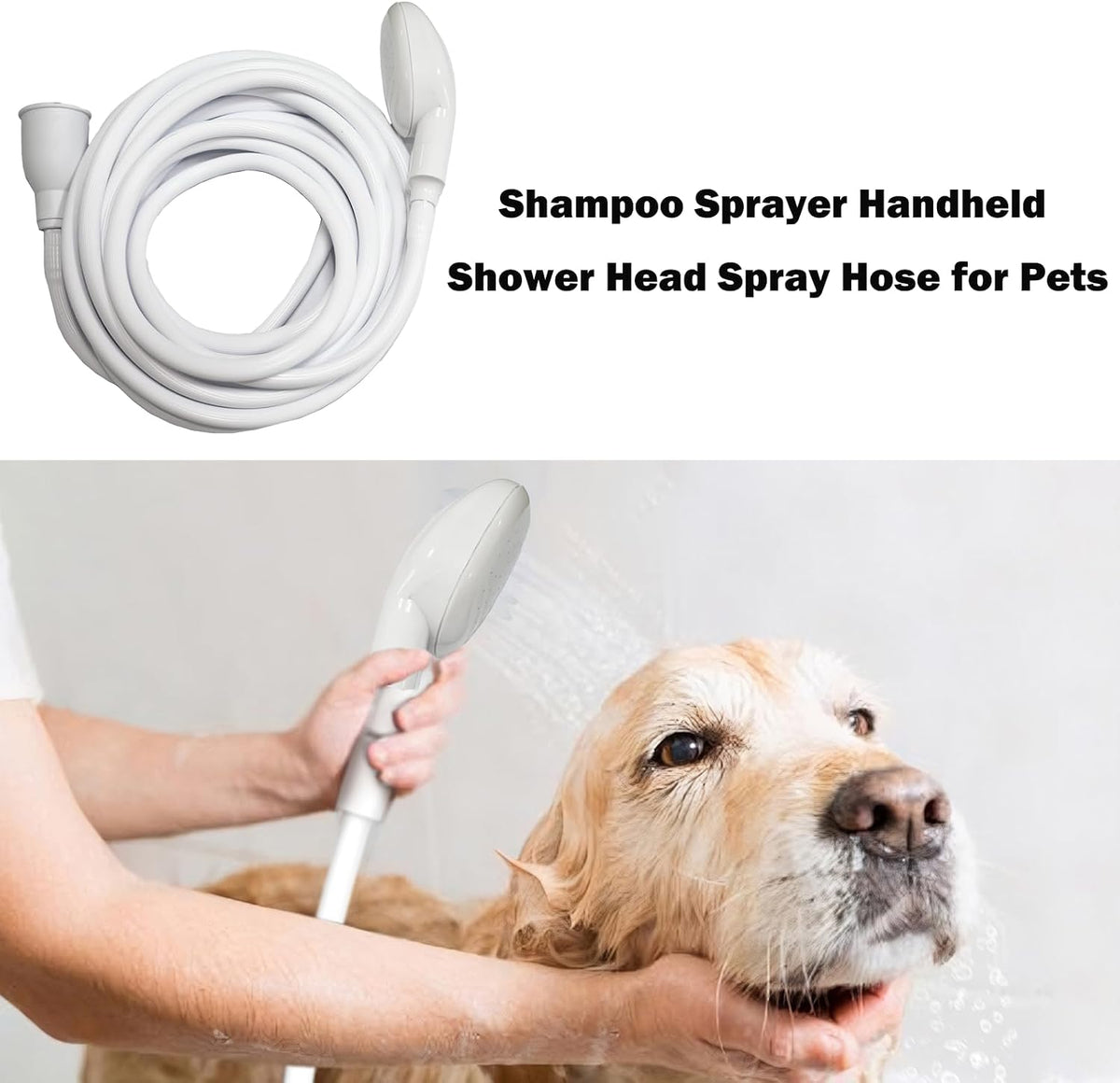 5m/16.4ft Sink Spray Hose Portable Faucet Sprayer Handheld Shower for Pets