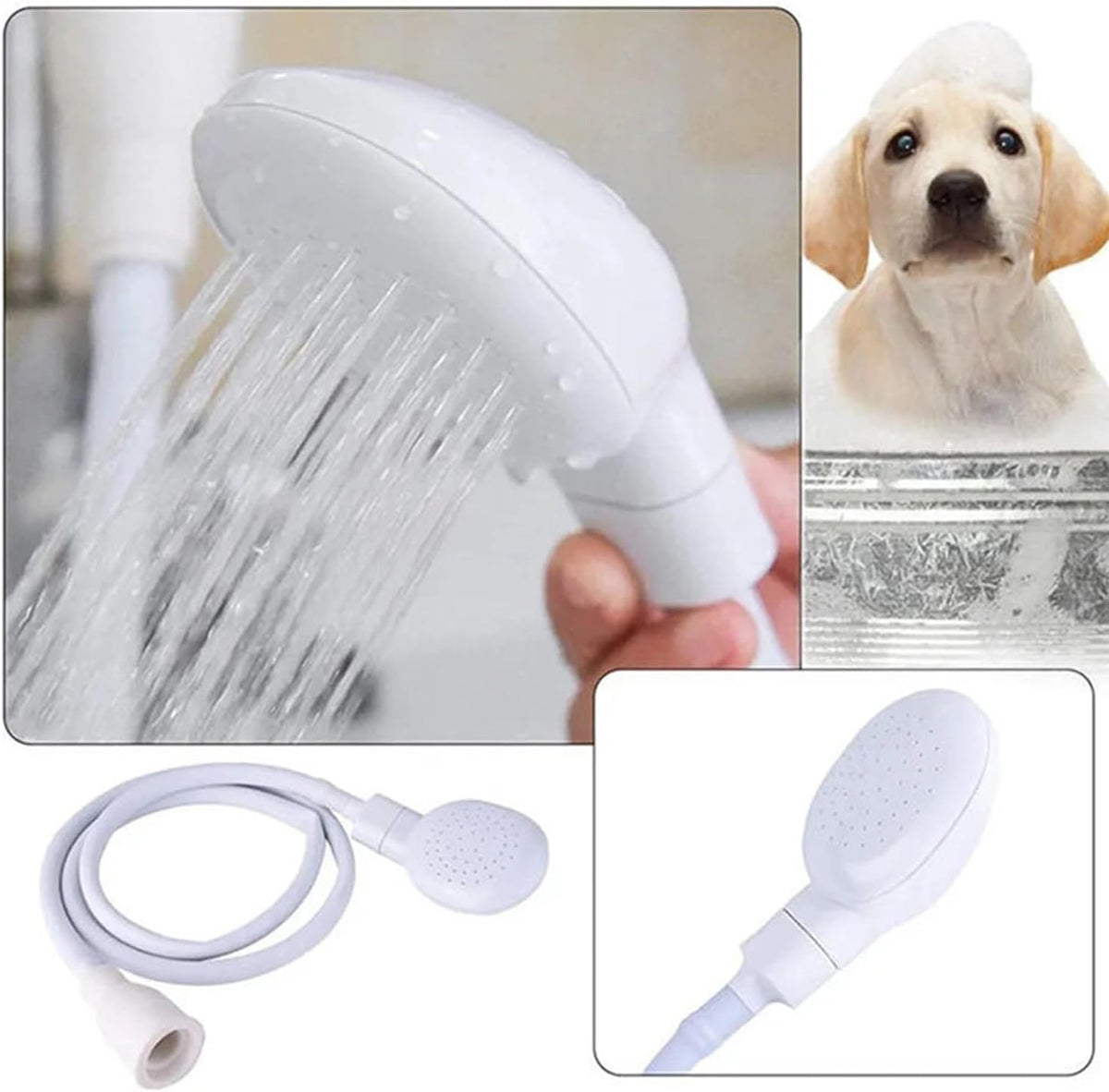 Sink Spray Rubber Hose, Sink Hose Attachment for Faucet Portable Sink Hose Faucet Sprayer, Shampoo Sprayer Hose for Dog, Pets, Bathing Baby, Washing Hair, Rinsing Vegetables (For sink)