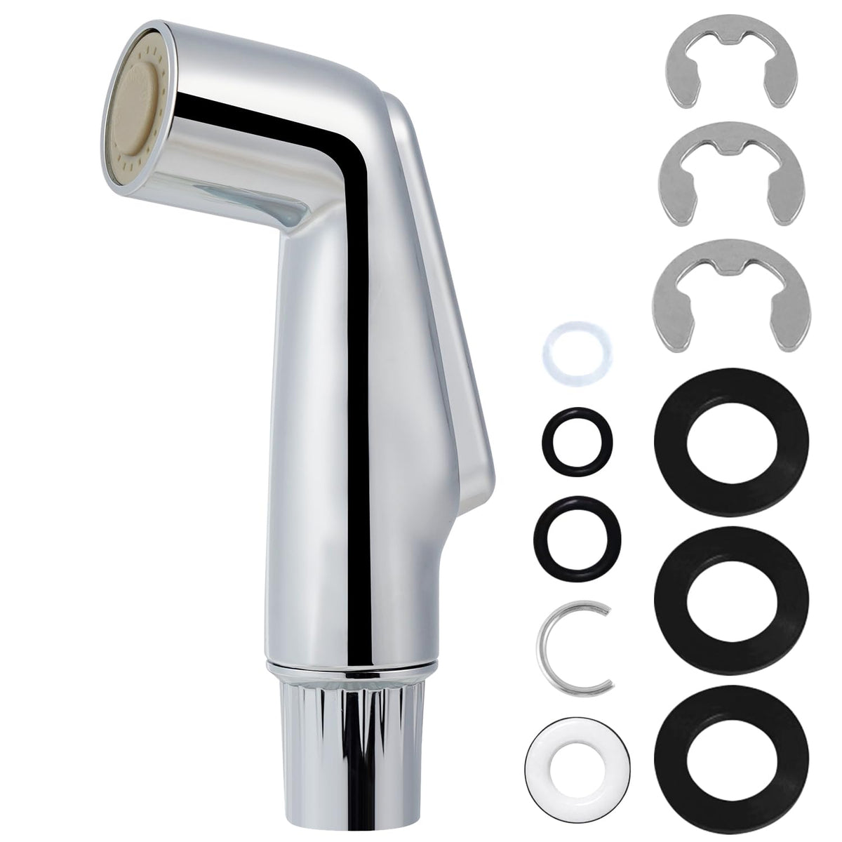 Universal Kitchen Sink Side Sprayer Head Replacement, Matteblack