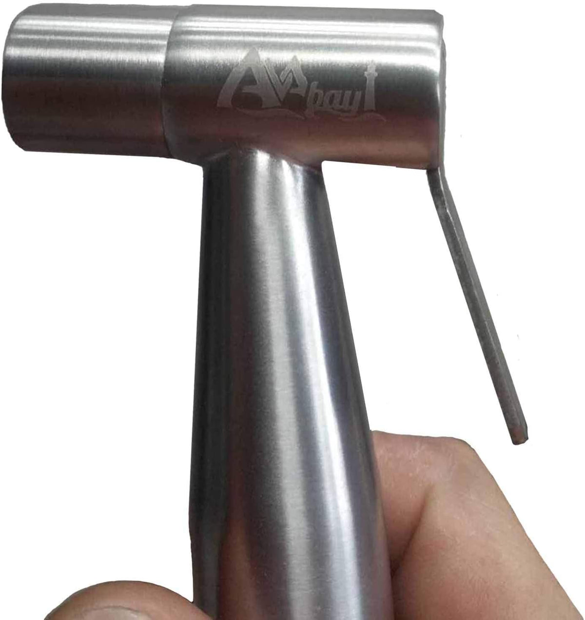 Stainless Steel Sprayer Head-Bidet Spray w/Brushed Chrome Finish - Cloth Diaper Shattaf - Pet Wash