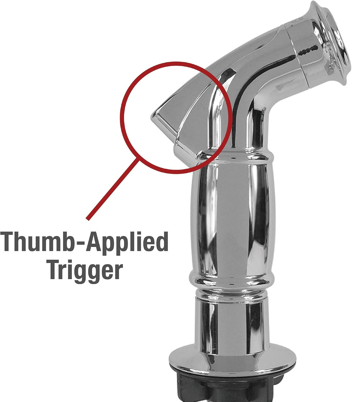 Danco Kitchen Sink Side Spray Head and Hose, Chrome, (89215)