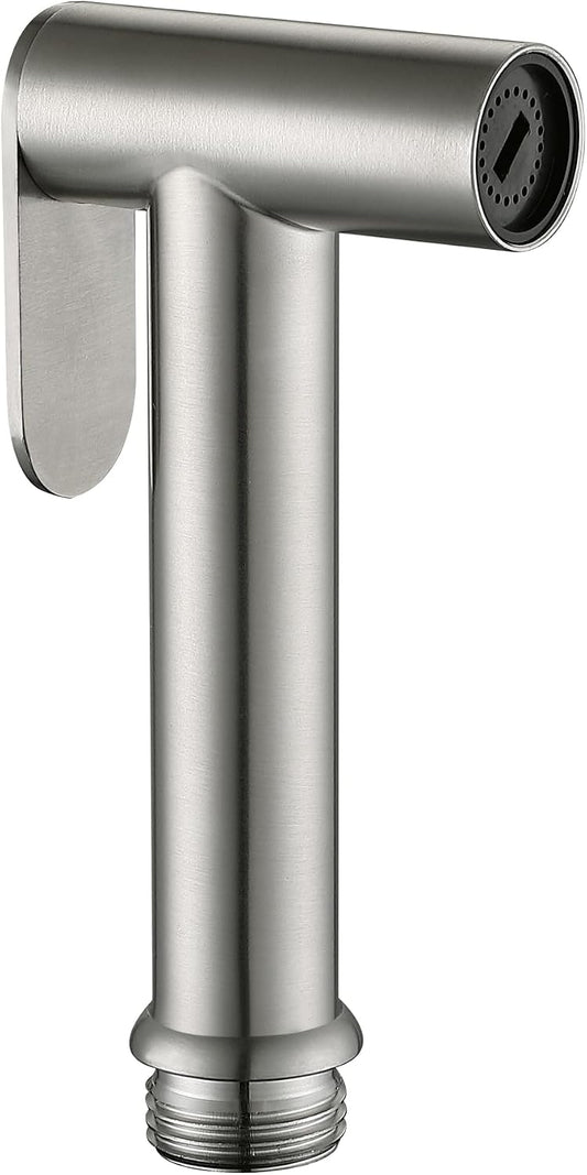 Hands-Free Bidet Sprayer Head (Vintage Style,1-Pack, Brushed Nickel)