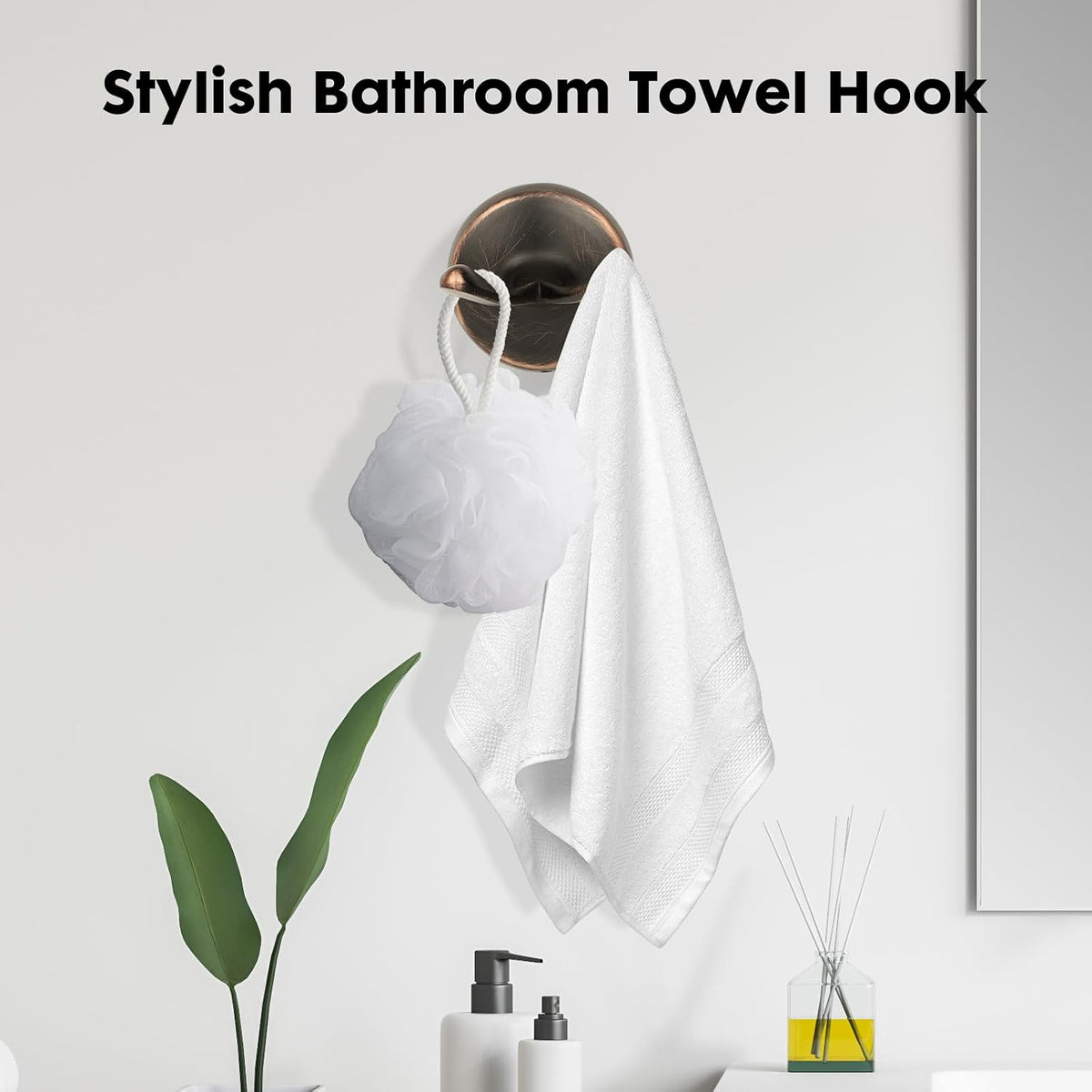 Double Towel Hook Robe Hook for Bathroom Oil Rubbed Bronze