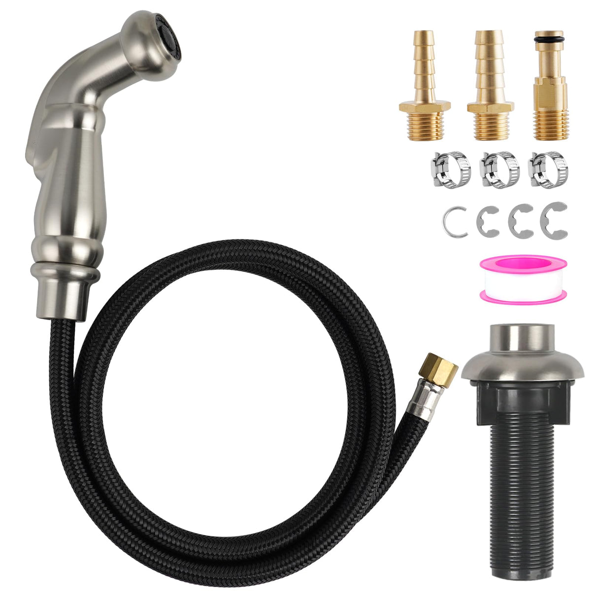 Universal Kitchen Side Sprayer Head, Nozzle Head Only, Oil Rubbed Bronze