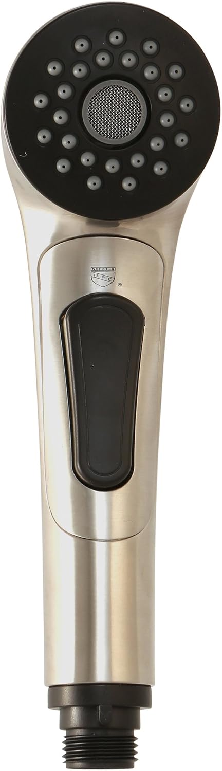 DANCO Kitchen Center Pullout Spray Head, Brushed Nickel, 1-Pack (10409)