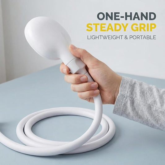 White Sink Spray Rubber Hose, PVC Sink Hose Attachment for Faucet Portable Sink Hose Faucet Sprayer, Shampoo Sprayer for Dog, Pets