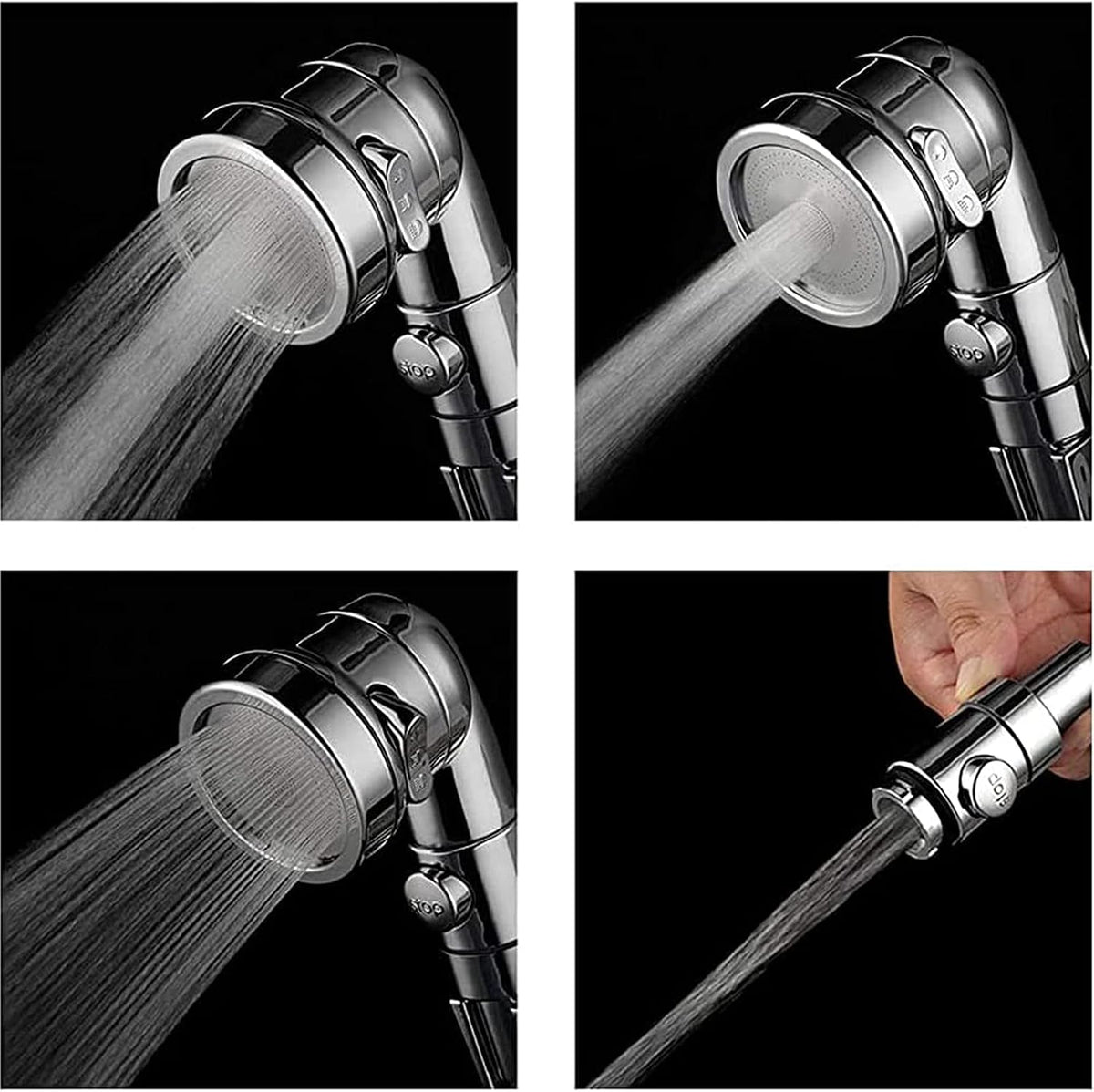 Sink Faucet Sprayer Attachment Set G1/2 Shower Head with 9.8ft Hose