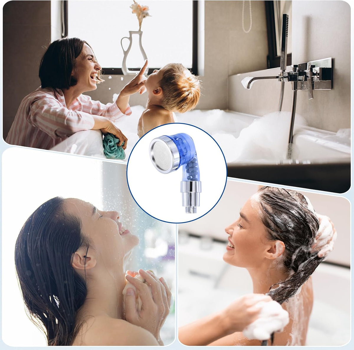 uxcell Shampoo Bowl Sprayer Head, Sink Faucet Sprayer, Purple