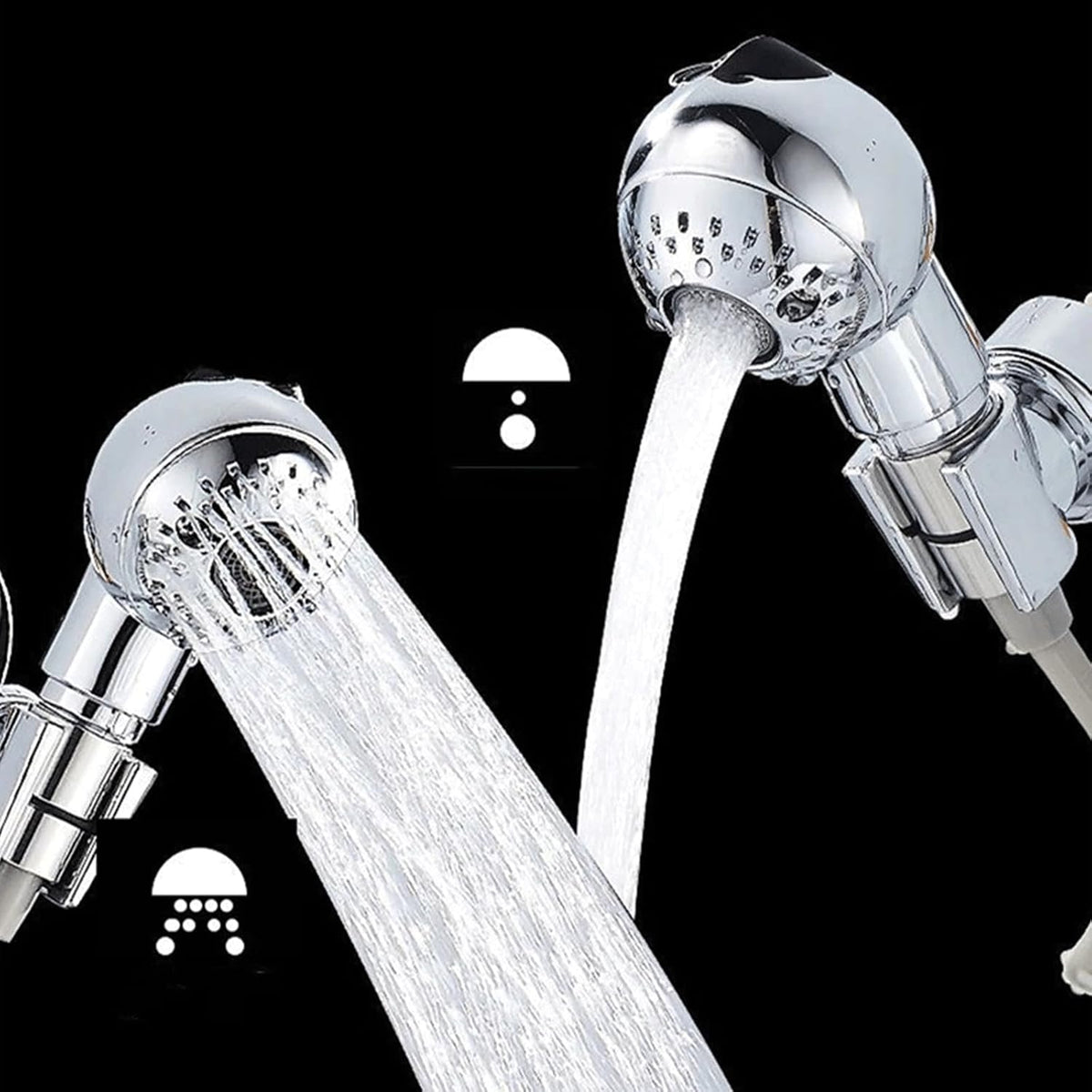 Sink Faucet Sprayer Attachment - Salon Shampoo Bowl Spray Head, Spherical Pedicure Chair Shower Head, Adjustable Hair Washing Handheld Shower Head for Salon & Spa Chairs