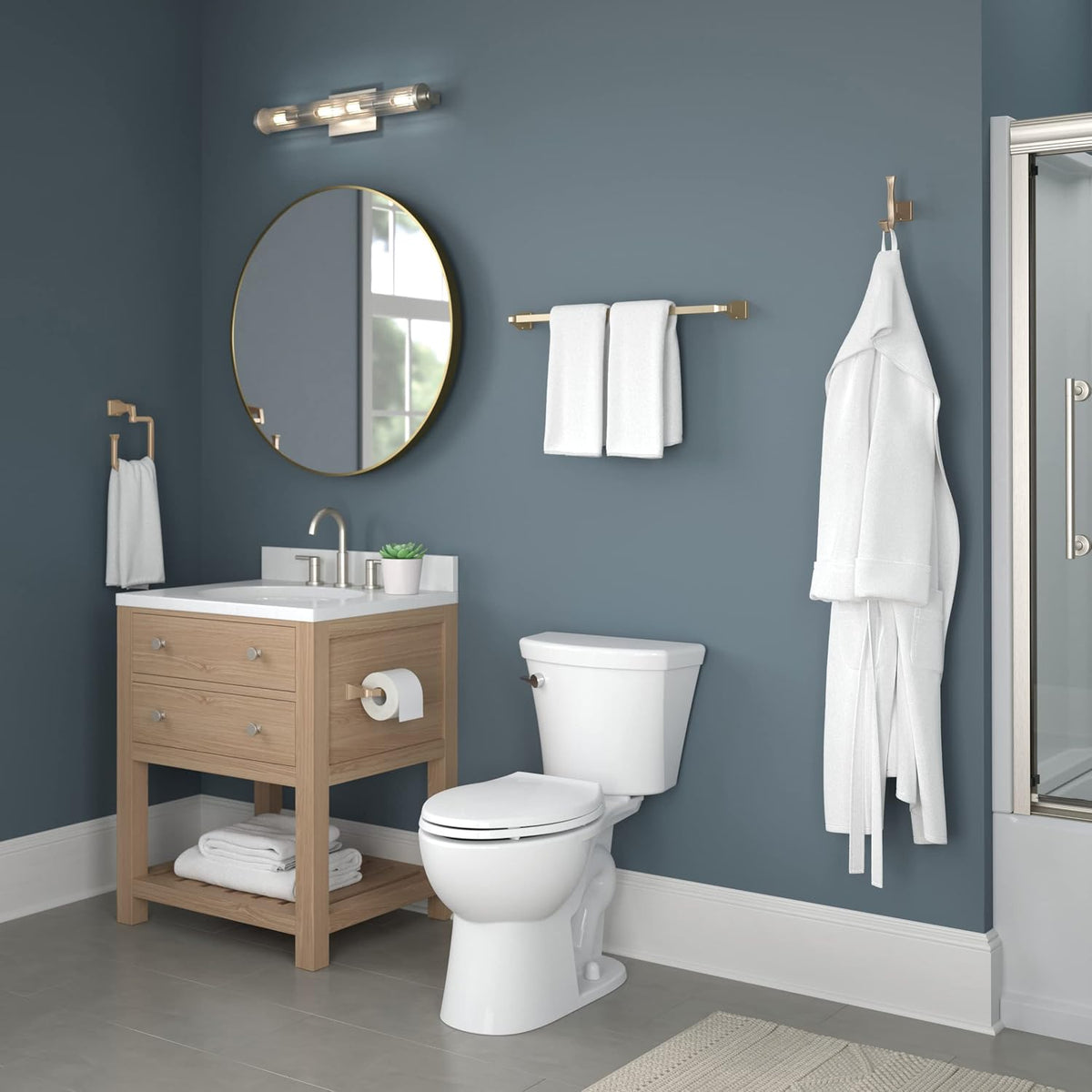 DELTA FAUCET 75135-CZ Dryden Wall Mounted Towel Hook in Champagne Bronze