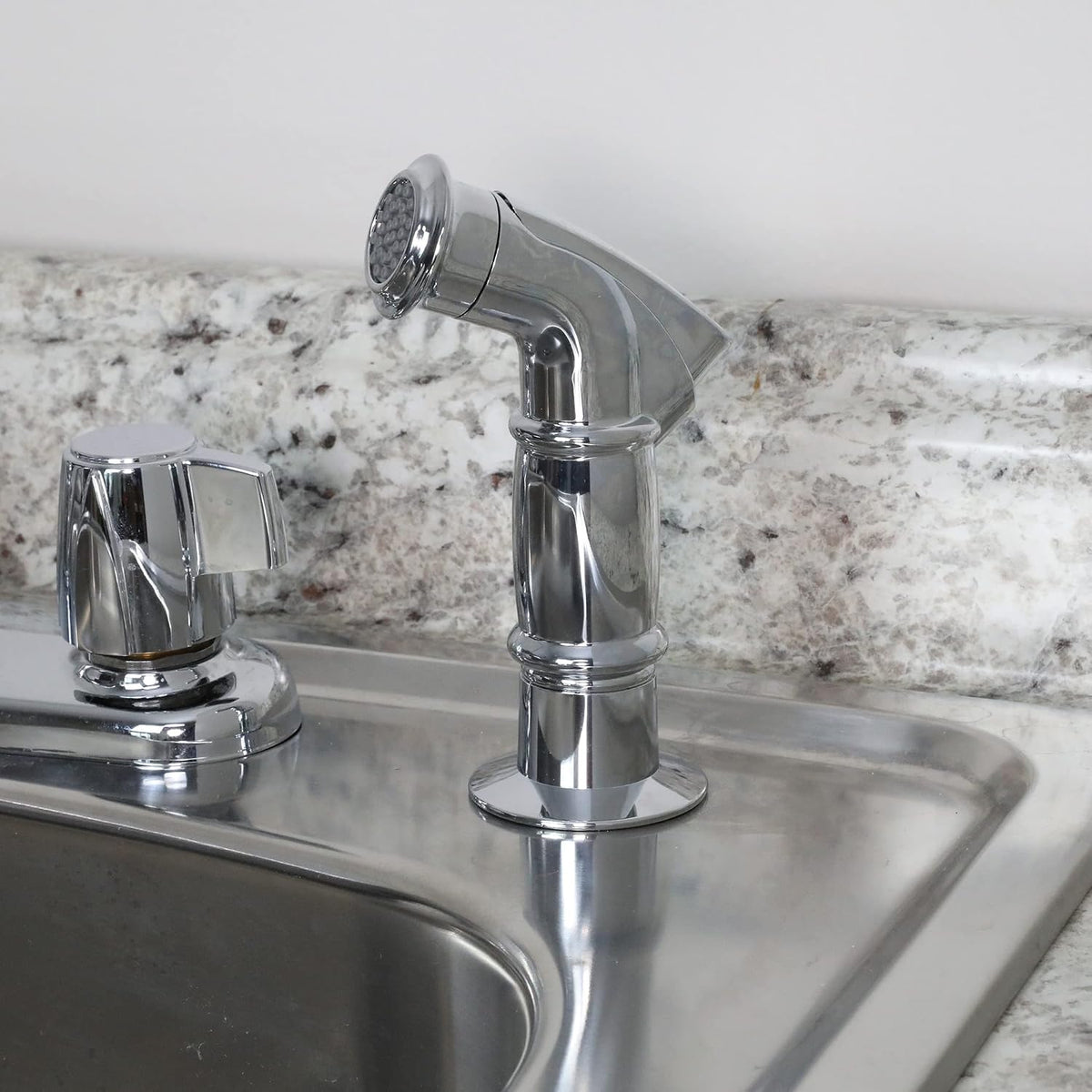 Danco Kitchen Sink Side Spray Head and Hose, Chrome, (89215)