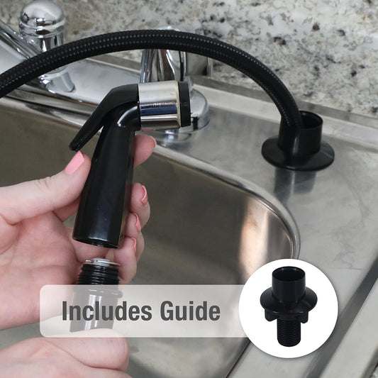 Danco 9D00010345 Faucet Side Spray Head, Black